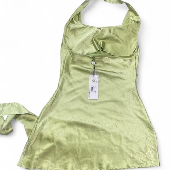 Sleek SNDYS Green Halter Dress - Picture 3 of 3